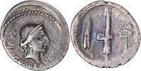 Denarius Coin, Norbana, Rome, Silver, Sear:278 -