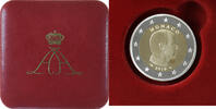 Monaco 2 Euro Albert II, Monnaie de Paris, BE, Bi-Metallic -