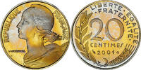 France 20 Centimes Coin, Marianne, Monnaie de Paris, BE -