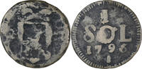 Luxembourg Sol obsidional François II, Bronze -