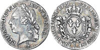 France 1/20 Écu au bandeau Louis XV, Paris, Silver -