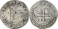 France Dizain Karolus Charles VIII, Rouen, Billon, Gadoury:82 -