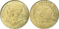 France 20 Centimes Marianne, Pessac, Aluminum-Bronze, KM:930 -