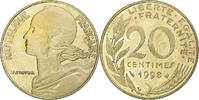 France 20 Centimes Marianne, Monnaie de Paris, BE, Aluminum-Bronze -