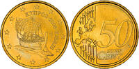 Cyprus 50 Euro Cent 2008 Kyrenia ship, Nordic gold UNZ+ 91.62 元  ＋  41.42 元 运费