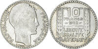 France 10 Francs Coin, Turin, Paris, Silver, KM:878 -
