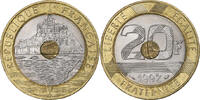 France 20 Francs Coin, Mont Saint Michel, Paris -