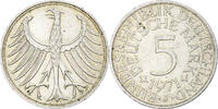 GERMANY - FEDERAL REPUBLIC 5 Mark Coin, Hambourg, Silver -