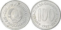 Yugoslavia 100 Dinara Coin, Copper-Nickel-Zinc, KM:114 -