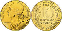 France 10 Centimes Marianne, Paris, FDC, Aluminum-Bronze -
