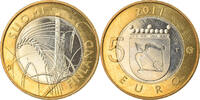 Finland 5 Euro Provinces - Savonia, Vantaa, Bi-Metallic, KM:162 -