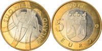 Finland 5 Euro Provinces - Karelia, Vantaa, Bi-Metallic, KM:159 -