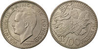 Monaco 100 Francs, Cent Coin, Rainier III -