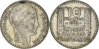France 10 Francs Coin, Turin, Paris, Silver, KM:878 -