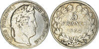 France 5 Francs Coin, Louis-Philippe, Lille, Silver -
