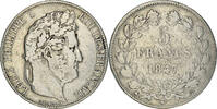 France 5 Francs Coin, Louis-Philippe, Strasbourg, Silver -