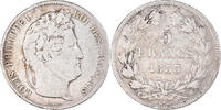 France 5 Francs Coin, Louis-Philippe, Lille, Silver -