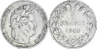 France 5 Francs Coin, Louis-Philippe, Paris, Silver -