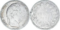 France 5 Francs Coin, Louis-Philippe, Paris, Silver -