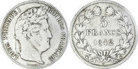 France 5 Francs Coin, Louis-Philippe, Rouen, Silver -