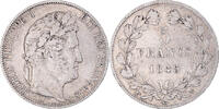 France 5 Francs Coin, Louis-Philippe, Lille, Silver -