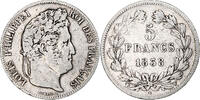 France 5 Francs Coin, Louis-Philippe, Lille, Silver -