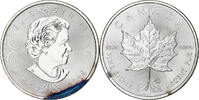 Canada 5 dollars, 1 oz Elizabeth II, Maple Leaf, Ottawa, Proof, Silver -