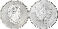 Canada 5 dollars, 1 oz Elizabeth II, Maple Leaf, Ottawa, Proof, Silver -