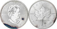 Canada 5 dollars, 1 oz Elizabeth II, Maple Leaf, Ottawa, Proof, Silver -