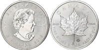 Canada 5 dollars, 1 oz Elizabeth II, Maple Leaf, Ottawa, Proof, Silver -