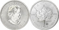 Canada 5 dollars, 1 oz Elizabeth II, Maple Leaf, Ottawa, Proof, Silver -