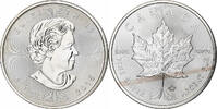 Canada 5 dollars, 1 oz Elizabeth II, Maple Leaf, Ottawa, Proof, Silver -