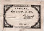 France 5 Livres 10 brumaire de l'an 2 - (31 octobre 1793), 24511 -