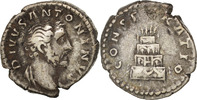 Denarius Coin, Antoninus Pius, Rome, Silver, RIC:438 -