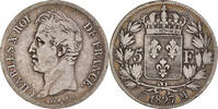 France 5 Francs Coin, Charles X, Toulouse, Silver, KM:728.9 -