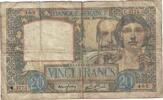 France 20 Francs Science et Travail, E.3775, Fayette:12.14 -