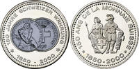 Switzerland Medaille 150 Ans de la Monnaie Suisse, 5 FRANCS, Copper-nickel -