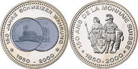 Switzerland Medaille 150 Ans de la Monnaie Suisse, 20 FRANCS -