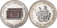 Switzerland Medaille 150 Ans de la Monnaie Suisse, 10 FRANCS -