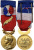 France Medaille Honneur-Travail, République Française, Palme, Excellent -