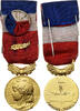 France Medaille Honneur-Travail, République Française, Palme, Excellent -