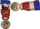 France Medaille Honneur-Travail, République Française, Palme, Excellent -