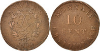 FRENCH STATES 10 Centimes Coin, ANTWERP, Bronze, KM:7.2 -