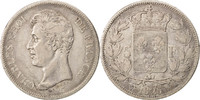 France 5 Francs Coin, Charles X, Lille, Silver, KM:720.13 -