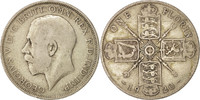 Great Britain Florin, Two Shillings Coin, George V, Silver -