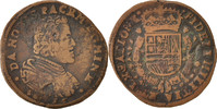 Spanish Netherlands Token Philippe IV, Brabant, Copper -