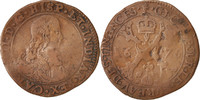 Spanish Netherlands Token Belgium, Charles II, Anvers, Bureau des Finances -