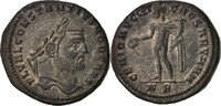 Follis Coin, Constantius I, Kyzikos, Copper, RIC:VI 9a -