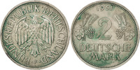 GERMANY - FEDERAL REPUBLIC 2 Mark Stuttgart, KM #111,... -