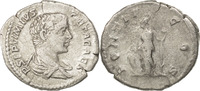 Denarius Coin, Geta, Rome, Silver, RIC:34b -